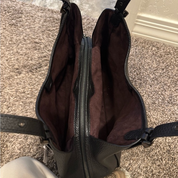 Coach Lori Shoulder Bag – Black Pebble Leather (Style C4824 / V5Black) - Picture 5 of 16